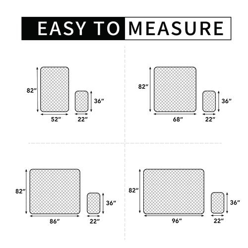 Easy-Going 100% Waterproof Dog Bed Cover, Non-Slip Pet Blanket for Furniture, Washable Couch Cover, Repleasement Sofa Cover (68x82 in,Gray)