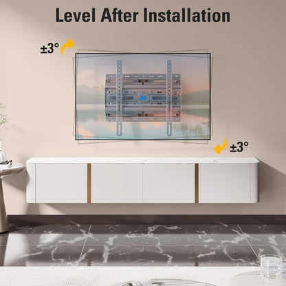Mounting Dream TV Wall Mount - Full Motion Bracket with Swivel & Tilt for 32-65 Inch TVs | Max VESA 400x400 mm, 99 lbs Capacity