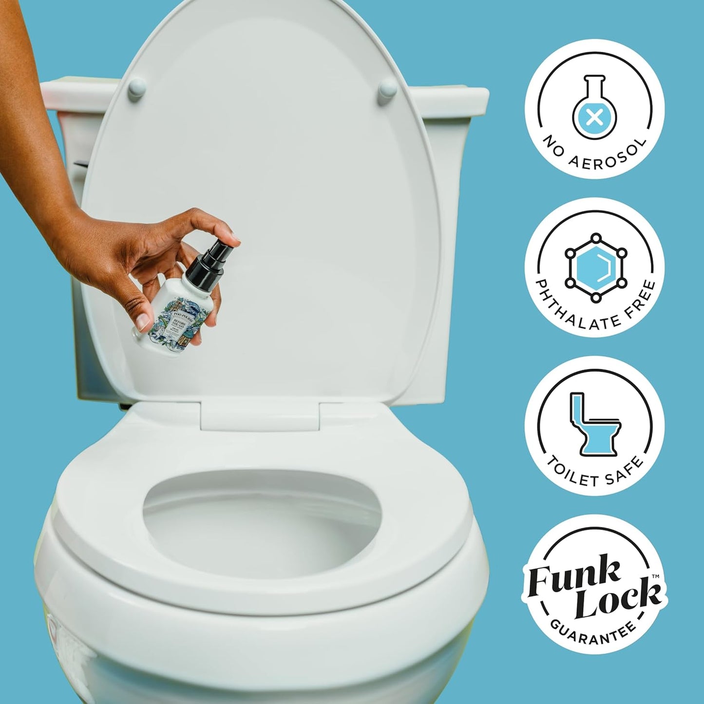 Poo~Pourri 16oz Fresh Sea Salt | Odor Eliminating Spray for Home Freshness