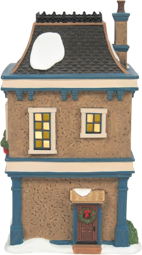 Department 56 Dickens Village T.L. Buckingham Doll Shop - Lit Building, 7.24 Inch, Multicolor