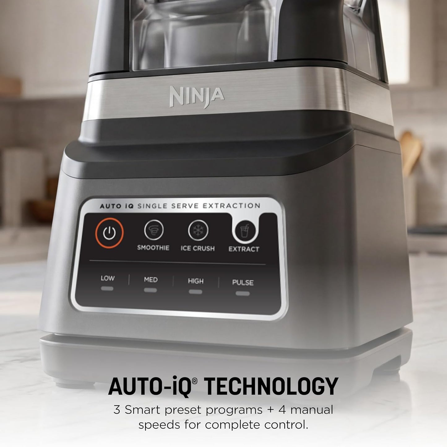 Ninja BN751 Professional Plus DUO Blender - 1400 Watts, 3 Auto-IQ Programs, 72 oz Pitcher & 2 To-Go Cups, Black