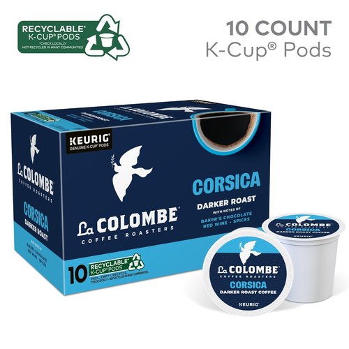 La Colombe® Corsica Dark Roast Coffee - Single Serve Keurig® K-Cup® Pods | 10 Count Box