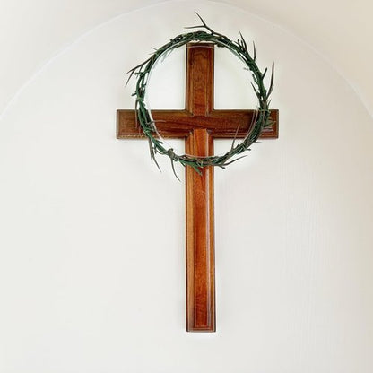 Jesus Crown of Thorns | Decay-Resistant Religious Symbol for Church Events & Home Decor - 8 Inch Lifesize