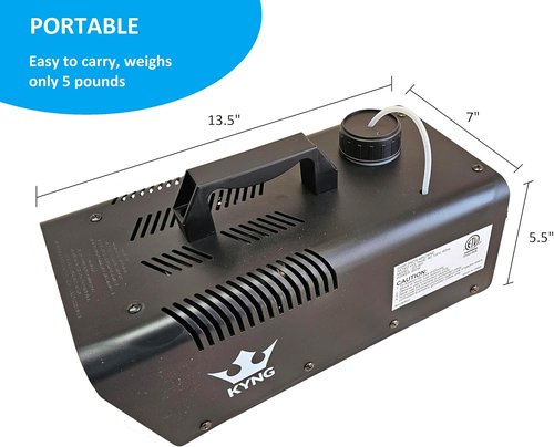 KYNG Snow Machine - 650W Wired Remote Snowflake Maker for DJ Parties & Holiday Celebrations