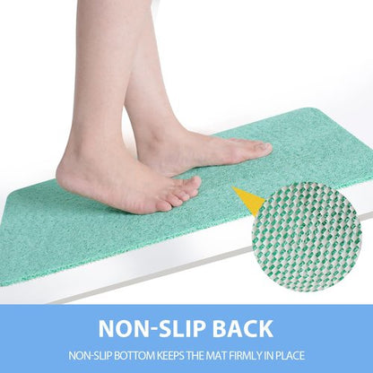 Hargiis Non-Slip Bathtub Mat, Anti Slip Shower Mat, Fast Drying Bathtub Mats, Foot Scrubber Mat, Anti Slip Mat for Tub, Floor, Bathroom, Kitchen, Home, Hotel (Light Green 40"×28")