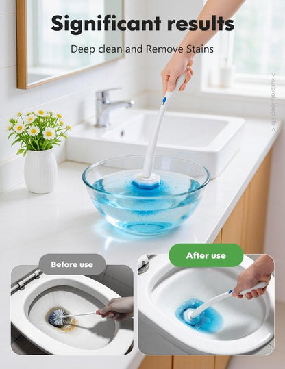 Kucbraly 50 Count Toilet Wand Refills for Clorox, Compatible with Most Disposable Toilet Brush for Bathroom Cleaning