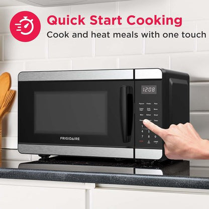 Frigidaire Countertop Microwave - Digital Control Panel & 6 Auto Cooking Settings - 0.7 Cu. Ft. Stainless Steel