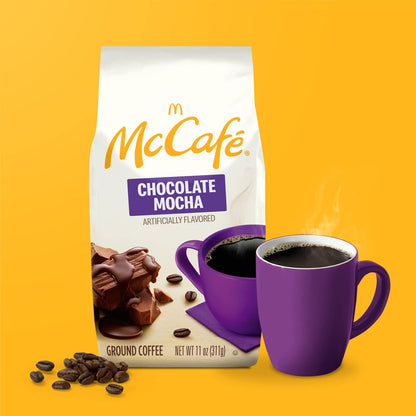 McCafe Chocolate Mocha, Ground Coffee, Flavored, 11oz. Bagged