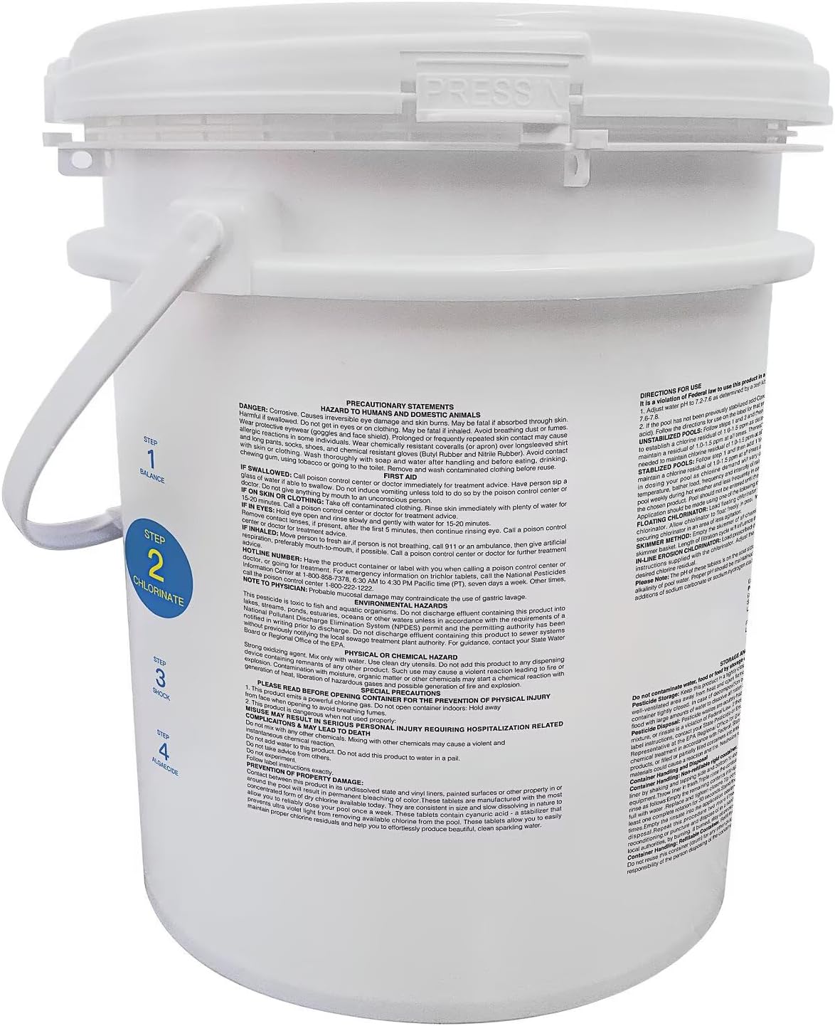 PROFELIZ Chlorine Tablets - 3 Inch Slow Dissolving Pool Tablets | Kills Bacteria & Stops Algae - 20lbs