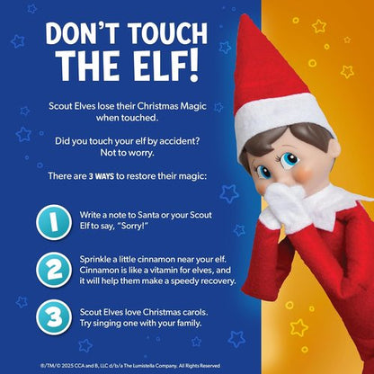 Elf On The Shelf | Girl Scout Elf with Blue Eyes - Illustrated Storybook & Keepsake Box Included