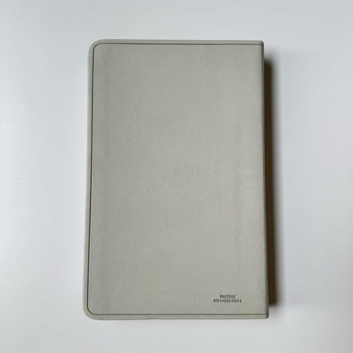 River Stone Personalized ESV Large Print Bible - Custom Hand Lettered Name on Cover | Flourish Design