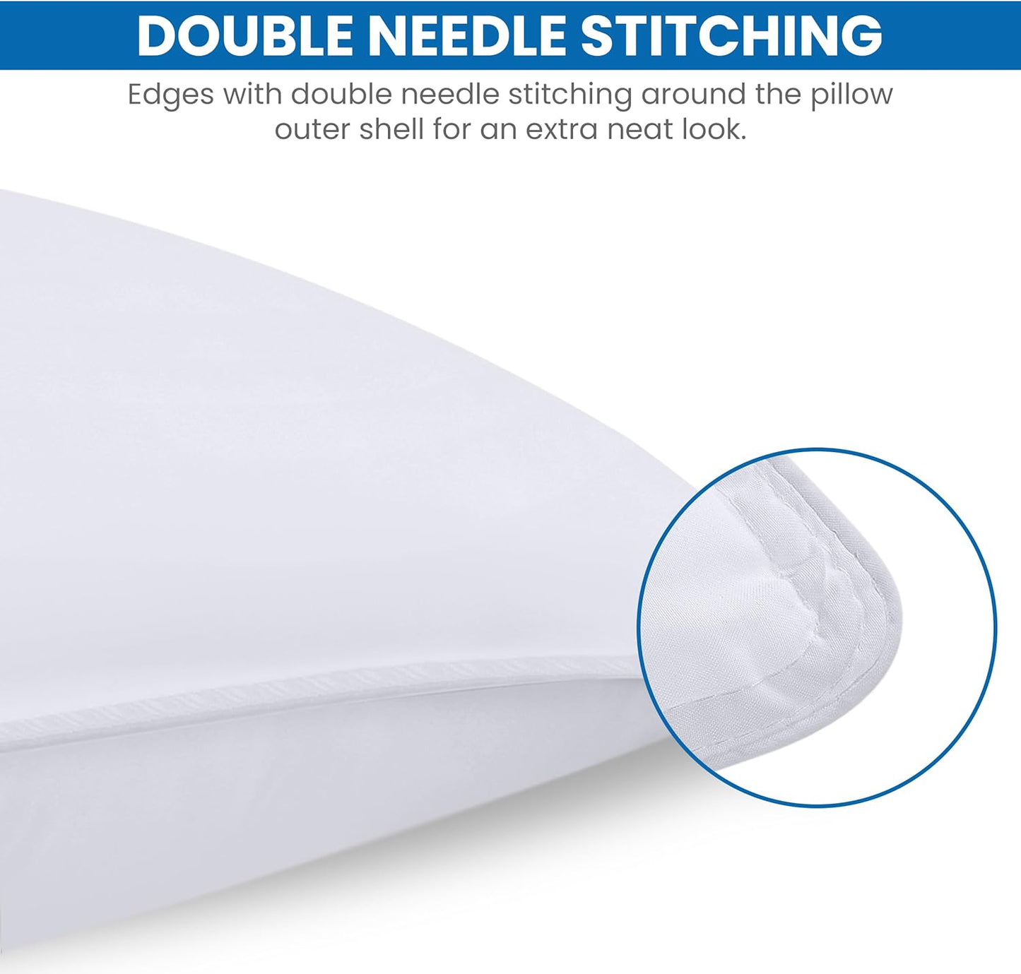 Utopia Bedding King Size Bed Pillows - Set of 4 Cooling Hotel Pillows for All Sleep Positions
