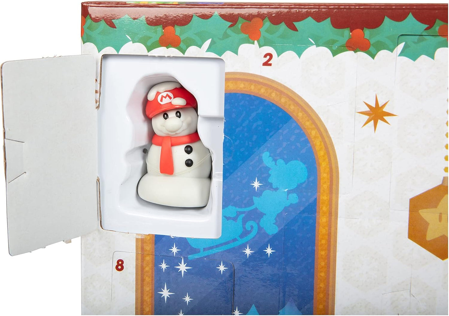 Super Mario Advent Calendar - Limited Christmas Edition with Exclusive Santa & Snowman Mario | Festive Fun