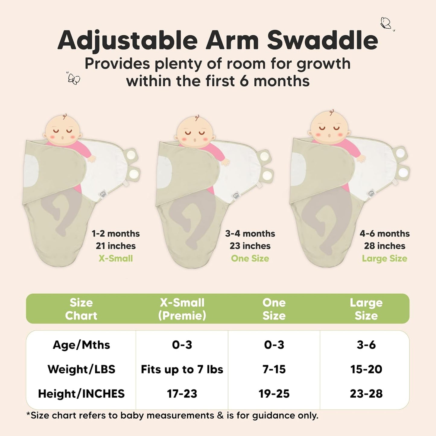 Organic Baby Swaddle Sleep Sacks by [Brand Name] - Soft & Snug for Newborns 3-6 Months | Dino Ridge, Size L