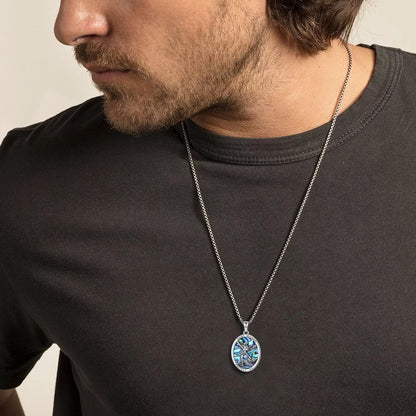 PROESS Saint Necklace - 925 Sterling Silver St. Michael, St. Benedict & St. Anthony Medals | 22"+2"/18"+2" Chain