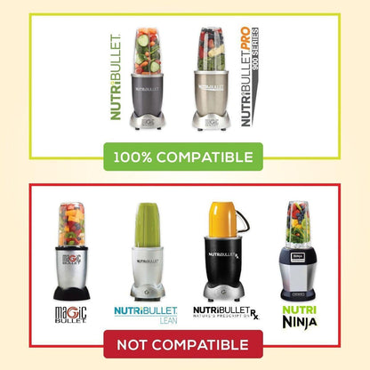 Nutribullet Replacement Cups - 24oz Blender Cups Compatible with NutriBullet 600W & 900W