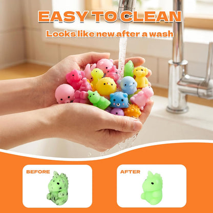 Mochi Squishy Fidget Toys by [Brand Name] - 110 Pack Soft Stress Relief & Ideal Party Favors