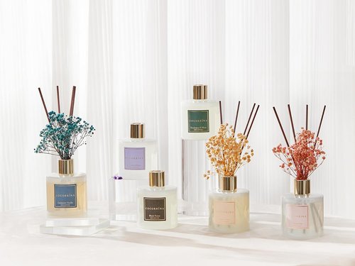 COCORRÍNA Reed Diffuser - Olive Flower Scent for Relaxing Home Ambiance | Elegant Design
