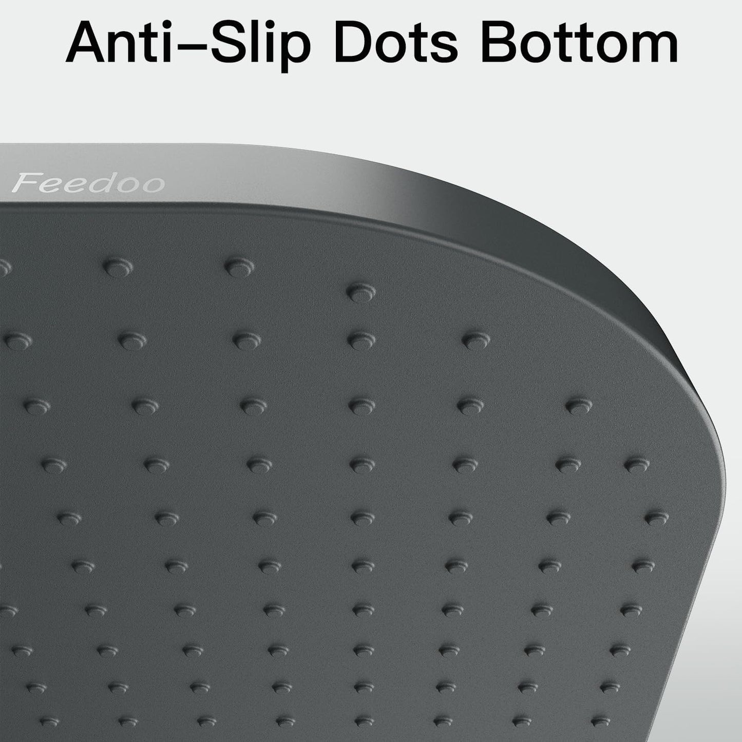 Pet Feeding Mat - Water-Proof Silicone with Raised Edge | Anti-Slip, BPA-Free, 23.5x13.5 Inch, Gray