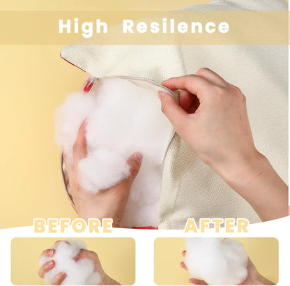 Woanger Polyester Polyfill Stuffing - 8.8 Pounds of Soft, High-Resilience Fiber for Crafts & Home Decor
