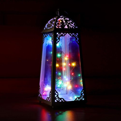 Ariceleo LED Fairy Lights - Battery Operated Copper Wire String Lights | 5m/16ft Multi-Colored for Bedroom, Weddings, Parties
