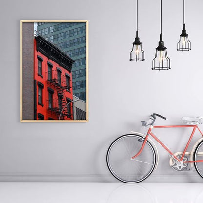 euwazram Matte Gold 24x36 Frame - Single Frame, 24 x 36 Poster Frame for Artwork, Puzzles, Photos and Movie Posters Picture Frames, Perfect Christmas Frame