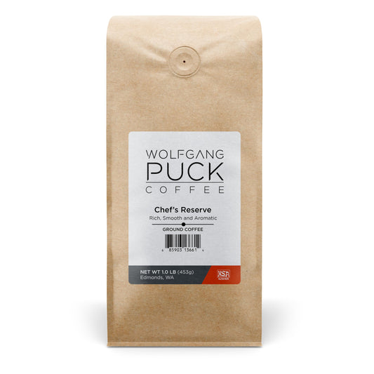 Wolfgang Puck Coffee, Chef's Reserve, Ground, 1 lb. bag (Pack of 1)