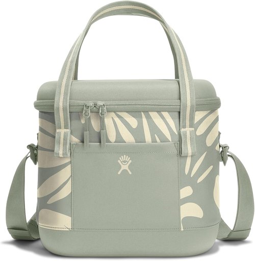 Hydro Flask Cooler Bag - Insulated Portable Soft Cooler - 12L Capacity in Botanical Bliss Agave