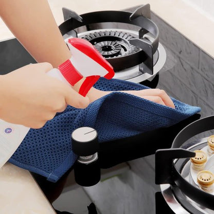 Homaxy 100% Cotton Waffle Weave Kitchen Dish Towels - Ultra Soft & Absorbent, 13 x 28 Inches, Navy Blue | 8-Pack