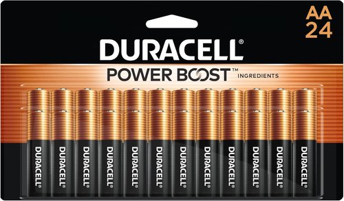 Duracell Coppertop AA Batteries - Long-Lasting Power Boost for Household Devices | 24 Count Pack