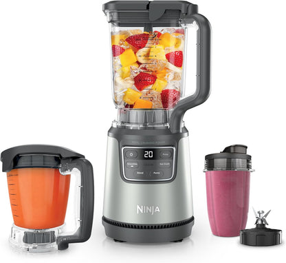 Ninja BlendPro Kitchen System - 72 oz Full-Size Blender & 5-Cup Food Processor | 1200W Total Crushing Tech, Beige