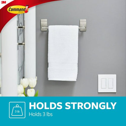 Command Towel Bar - Water-Resistant Strips for Bathroom Organization | Easy Installation