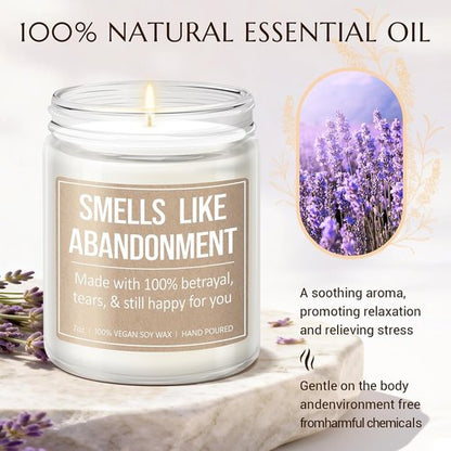 Coworker Leaving Gifts for Women - Retirement Gift for Woman - Goodbye Gifts for Coworkers, Going Away, Moving Away, Farewell Gift for Coworker, Friend, Boss, Work Bestie - Lavender Scented Candle