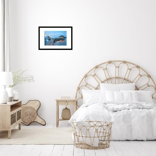 JCJMY 11x17 Picture Frame Black with 8x10 Mat, Display Photo 8x10 with Mat or 11 x 17 Without Mat, Wall Hanging Large 11x17 Poster Frame with Shatter Resistant Plexiglass, Black