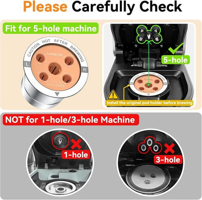 CAPMESSO Reusable K Cups - Stainless Steel Coffee Filters for Keurig | 2 Pack with Multistream Technology