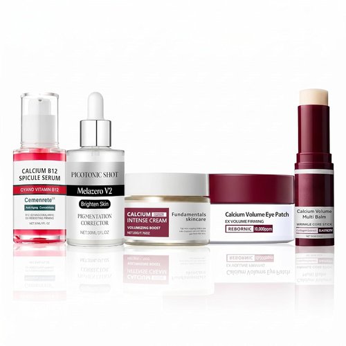 Calcium Daily Care Skin Set - Gentle Firming & Moisturizing Balm Stick for Smooth Skin | Travel-Friendly Routine