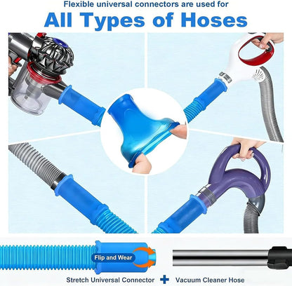 Upgraded Dryer Lint Vac Attachment by [Brand Name] - Universal Vacuum Cleaner Kit for Deep Cleaning Ducts & Lint Removal