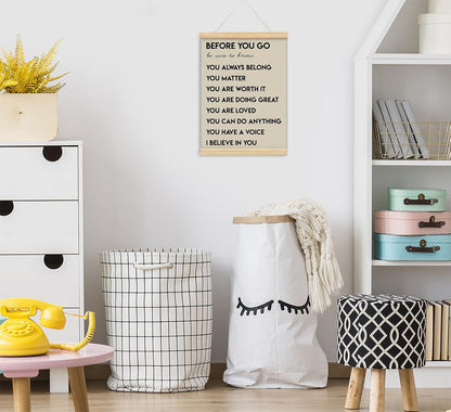Regine Switzerland Inspirational Wall Art - Mental Health Affirmations for Office & Classroom | 12x16 In Wood Decor