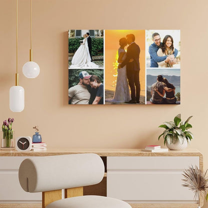 Skiennix Canvas Prints - Custom Personalized Photo Wall Art | 5 Framed Pictures for Family Gifts