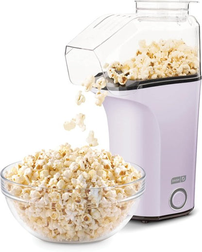 DASH Hot Air Popcorn Popper - 16 Cups Capacity with Measuring Cup & Butter Melter | Lavender