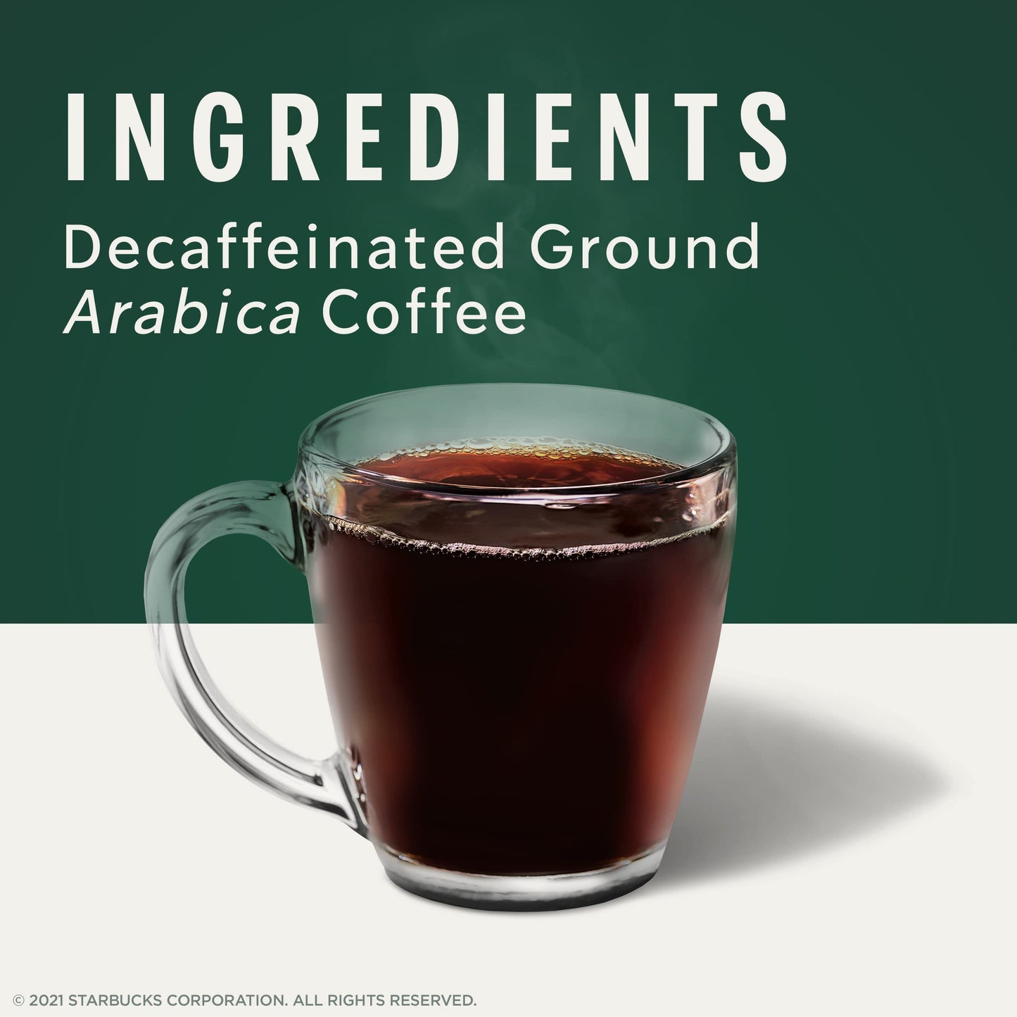 Starbucks K-Cup Coffee Pods, Starbucks Blonde Roast Hot or Iced Coffee, Decaf Veranda Blend, 60 Keurig Pods