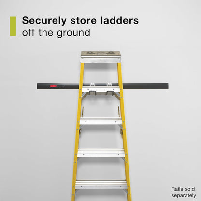 Rubbermaid FastTrack Ladder Hook - Heavy-Duty Wall Mount Organizer for Garage & Shed Storage