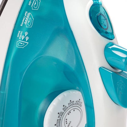 Dominion Advanced Steam Iron - Lightweight 1200W Non-Stick Soleplate with Vertical Steam & Adjustable Thermostat - Teal