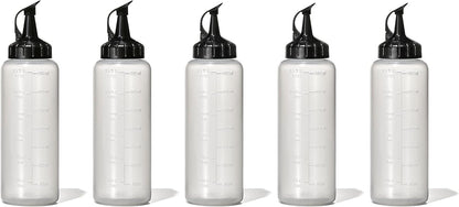 OXO Good Grips Squeeze Bottles - Medium 5-Pack for Easy Condiment Dispensing