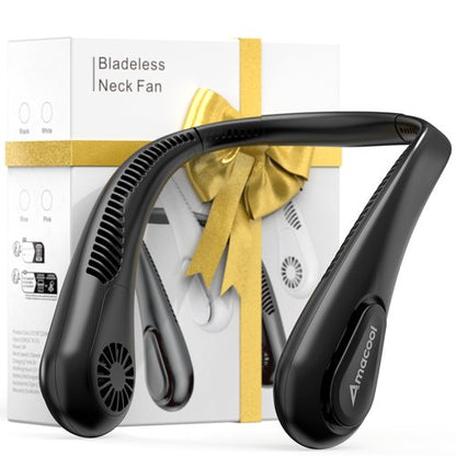 AMACOOL Bladeless Neck Fan, Mothers Day Gifts for Mom, Gifts for Fathers Day Dad Husband, Rechargeable Wearable Fan for Men Women Hot Flashes Relief Travel Outdoor Sports Golf Cruise Essentials 2026