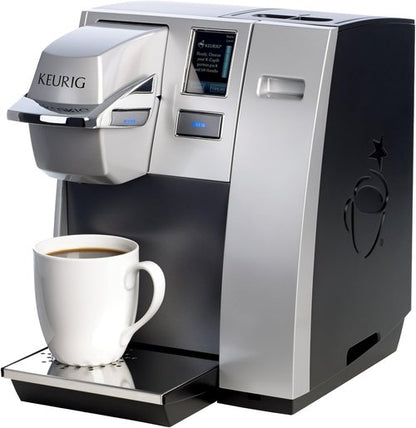Keurig K155 Coffee Maker - Single Cup Commercial K-Cup Pod Brewer | Sleek Silver Design