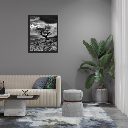 BENGBUKAISAI 11x14 Picture Frame, Display Pictures 8x10 with Mat or 11x14 Without Mat, Wall Hanging Photo Frame,Black, 1 Pack