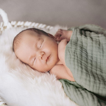 Muslin Receiving Blankets, Neutral Blanket Swaddling for Newborn Boys and Girls, 5 Pack Breathable and Skin-Friendly Swaddle Wrap for Infant Baby (Bright Colors)