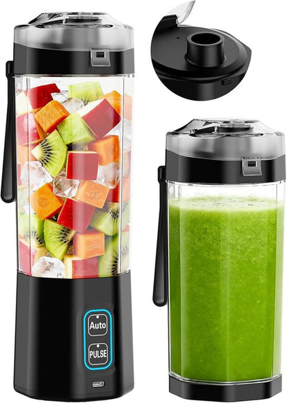 GVODE Portable Blender - 24oz Personal Blender for Smoothies & Shakes | BPA Free, USB-C Rechargeable, Leakproof