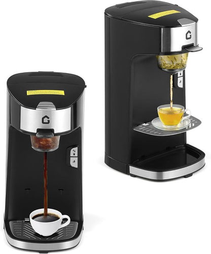 IDEALHOUSE Single Serve Coffee Maker - K Cup Compatible, Auto Shut Off, 18.6 Oz Water Tank | Fast Brew for Home & Office